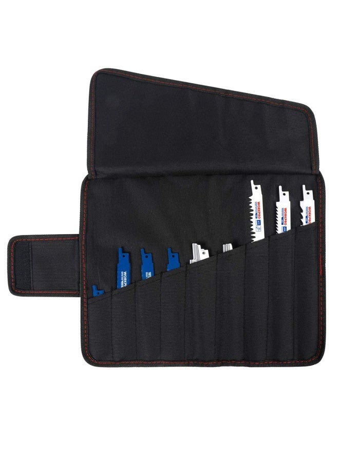 WORKPRO 32-Piece Reciprocating Saw Blade Set - Metal Woodcutting Saw Blades Pruner Saw Blades with Organizer Pouch  - Image 5