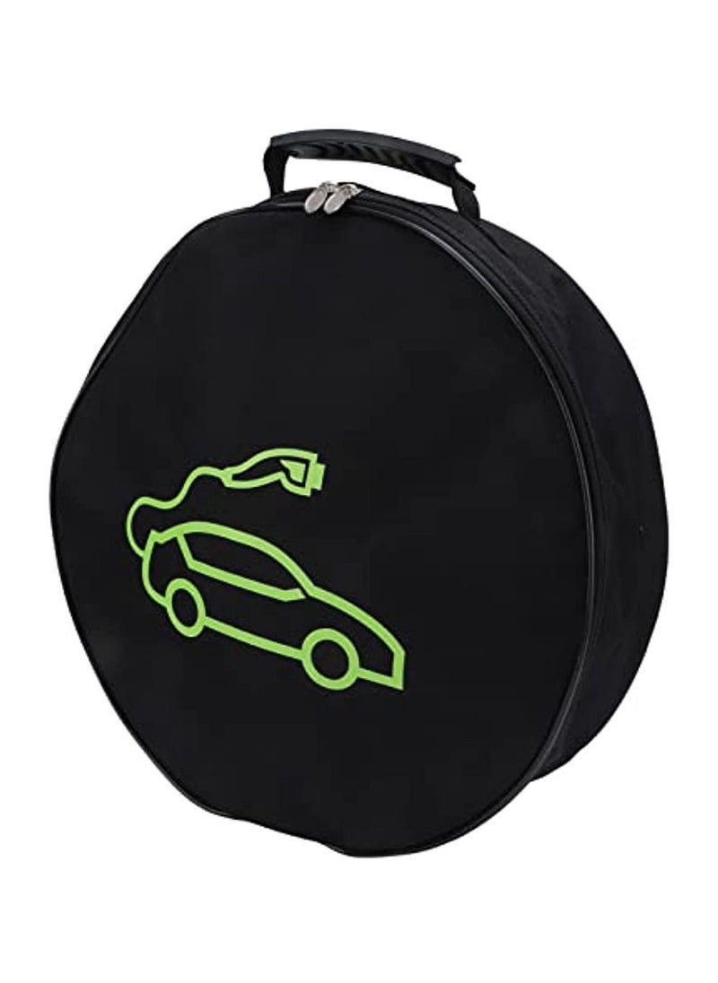 OIMG Portable EV Cable Bag For Tesla Charging Adapter Storage & Organizer For Cables Cords And Hoses Electric Car Charging Cable Carry Case For Holding Jumper Cables  - Image 3