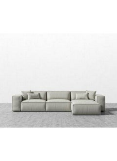 Al Home 4 Seater L-shape Sofa Linen 285×160×70×85 Cm - Grey  - Image 1