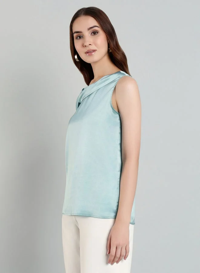 Mish  Mish Women Tie-Up Detail Asymmetric Neck Top for Women | Best Price UAE