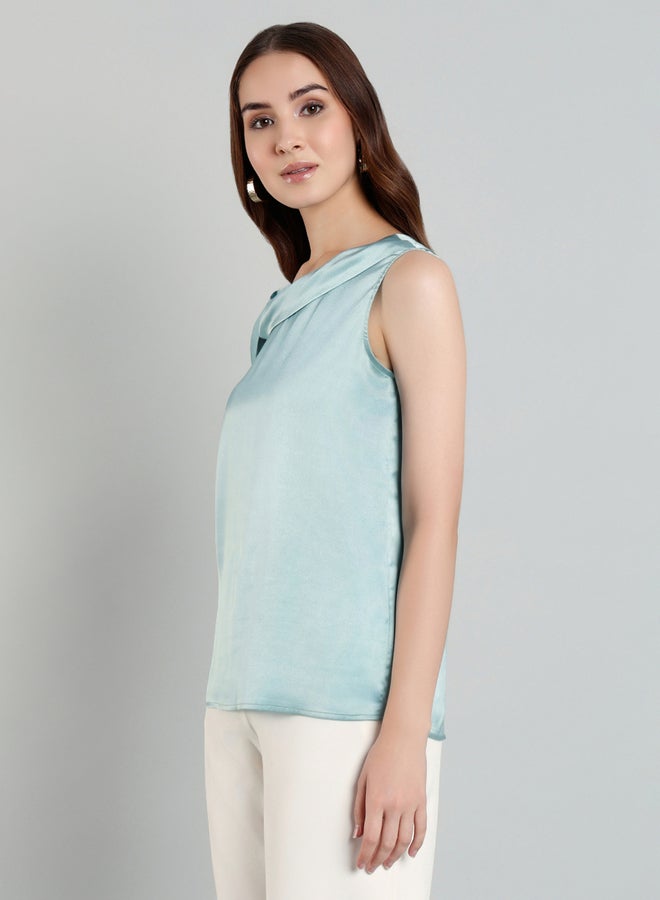 Mish Women Tie-Up Detail Asymmetric Neck Top - Image 4