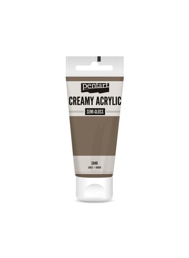 Pentart Creamy acrylic paint semi-gloss 60 ml - sand