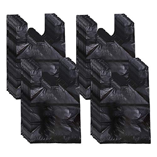 KRIZJUES Sanitary Napkin Disposal Bags 400pcs Women Personal Disposal Bags Sanitary Waste Bags With Handles for Feminine Products Sanitary Napkin Storage Bag (Black) - Image 1