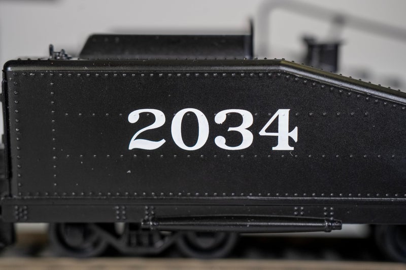 Bachmann Trains - USRA 0-6-0 Locomotive with Smoke and Slope Tender - ATSF #2034 - HO Scale - Image 4