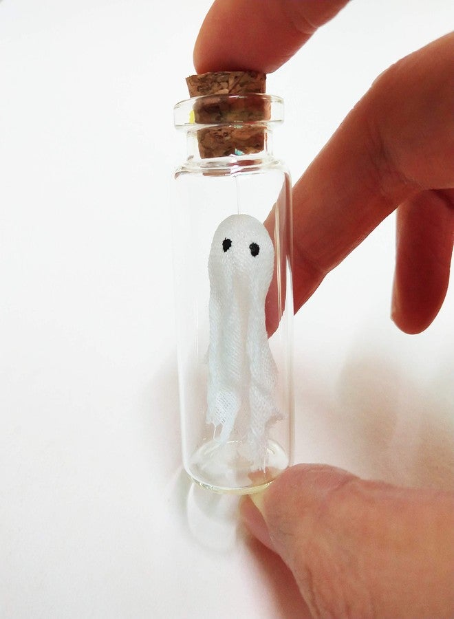 LFaize Pack of 2,Little Ghost in a Bottle,Miniature Ghost, Halloween,Ghost gift,Funny Pet Ghost - Image 2