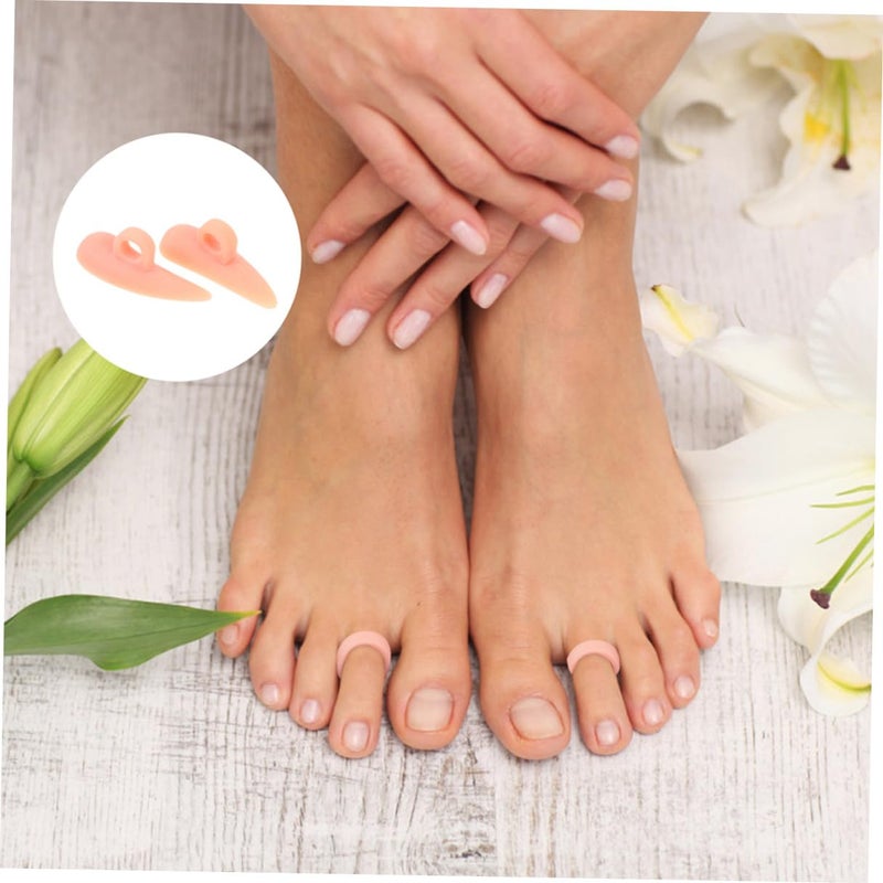 Soft Gel Toe Separators Bunion Corrector Cushions 4 Pack For Men And Women Walking Travel - Image 3