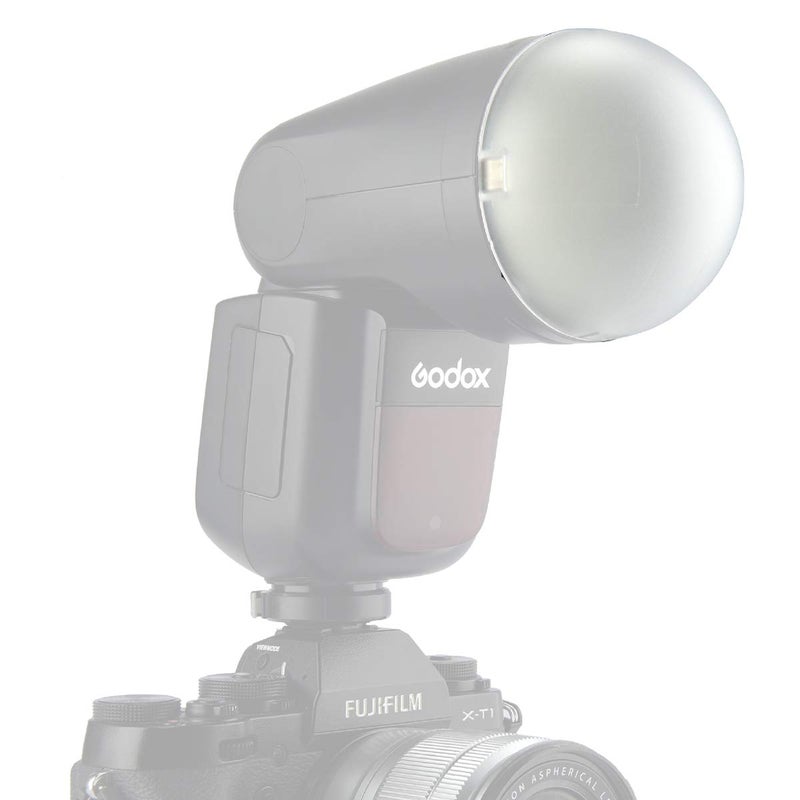 Godox Godox AK-R11 Dome Diffuser, Compatible for Godox H200R Round Flash Head, Godox V1 Flash Series, V1-S, V1-N, V1-C, AD200 Pro, AD200  - Image 2