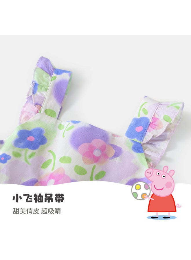 peppa Pig Summer Thin Comfortable Breathable Girls' Dress Baby Midi Dress - Image 5
