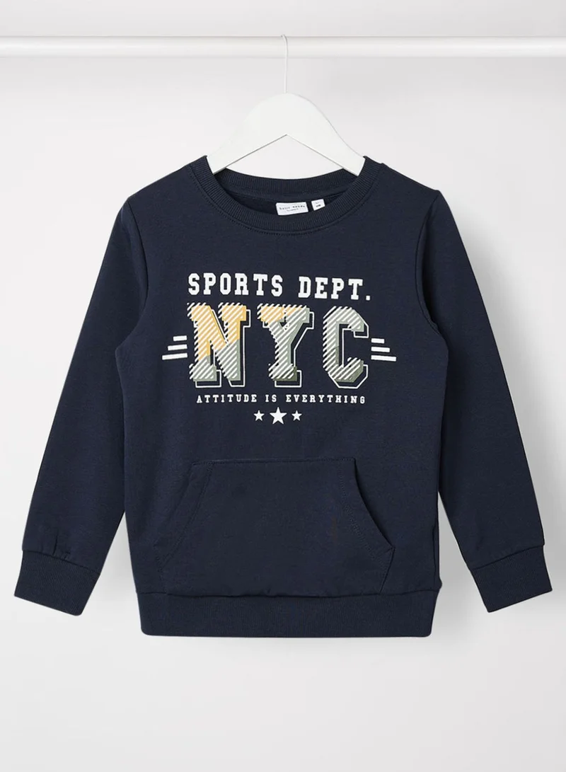 NAME IT Infant Kangaroo Pocket Sweatshirt
