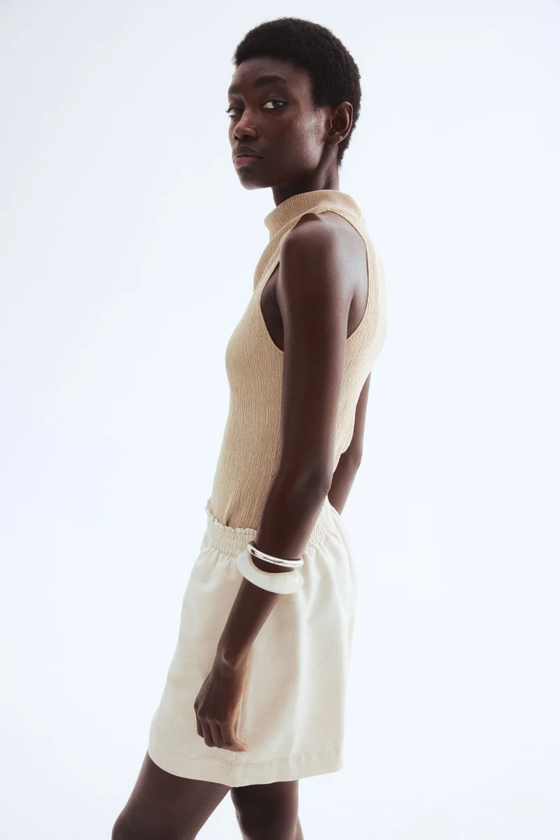 H&M Linen-blend shorts