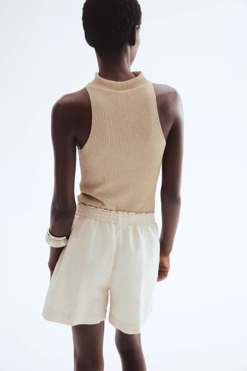 H&M Linen-blend shorts
