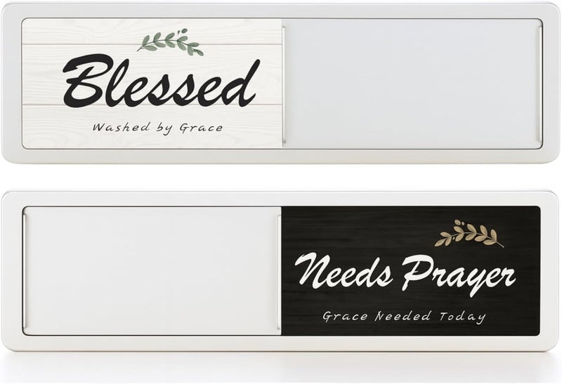 TLOEP Dishwasher Magnet Clean Dirty Sign - Faith Kitchen Decor Slide Indicator, Farmhouse Style, Religious Housewarming Gift for Christian Women Mom - Image 1