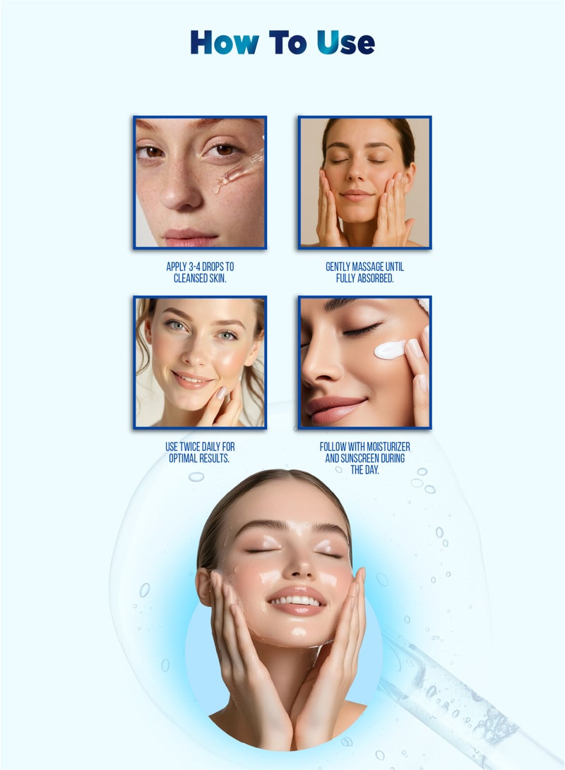 Malika Niacinamide 10% + Zinc 1% Serum 3ml | Trial Size | Niacinamide Serum for Face | Pore & Glow - Image 4