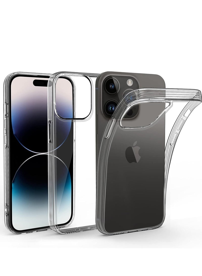 CHAPPELINE Airbag Case Series Premium Transparent Shockproof Anti-Yellowing Case Cover For Apple iPhone 15 Pro Max 2023 Clear - Image 1