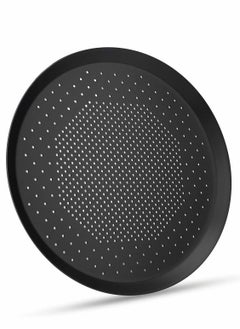 Pizza Pan with Holes, 10 inch Pizza Crisper Cooking Pan, Thickened Steel Pizza Tray for Oven, Round Perforated Baking Pan for Home & Restaurant Kitchen Cooking Tool