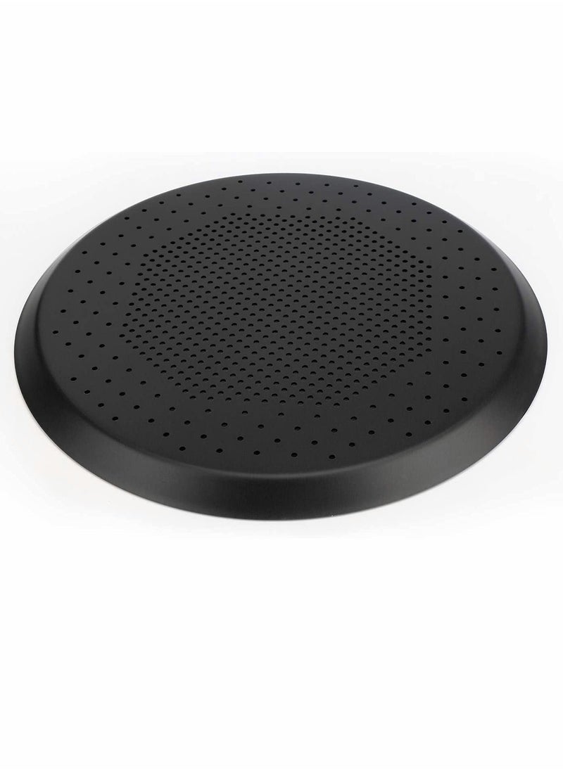 SYOSI - Pizza Pan with Holes, 10 inch Pizza Crisper Cooking Pan, Thickened Steel Pizza Tray for Oven, Round Perforated Baking Pan for Home & Restaurant Kitchen Cooking Tool - Image 1