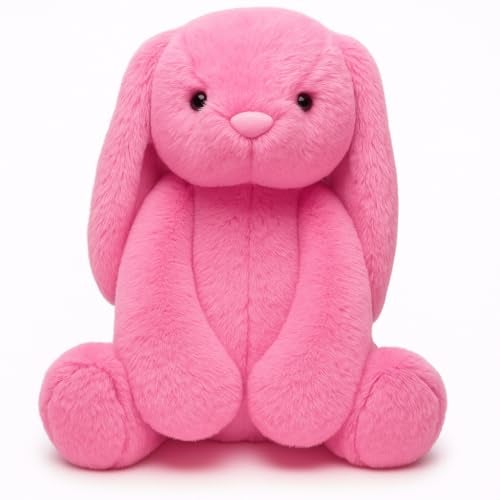 Babique Bunny Rabbit Teddy Bear Soft Toys Plush Stuffed Teddy Bear for Kids Birthday Gift (Pink) - Image 1