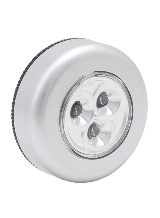 NIBEMINENT LED Portable Touch Light Silver 6.6 x 6.6cm - Image 1