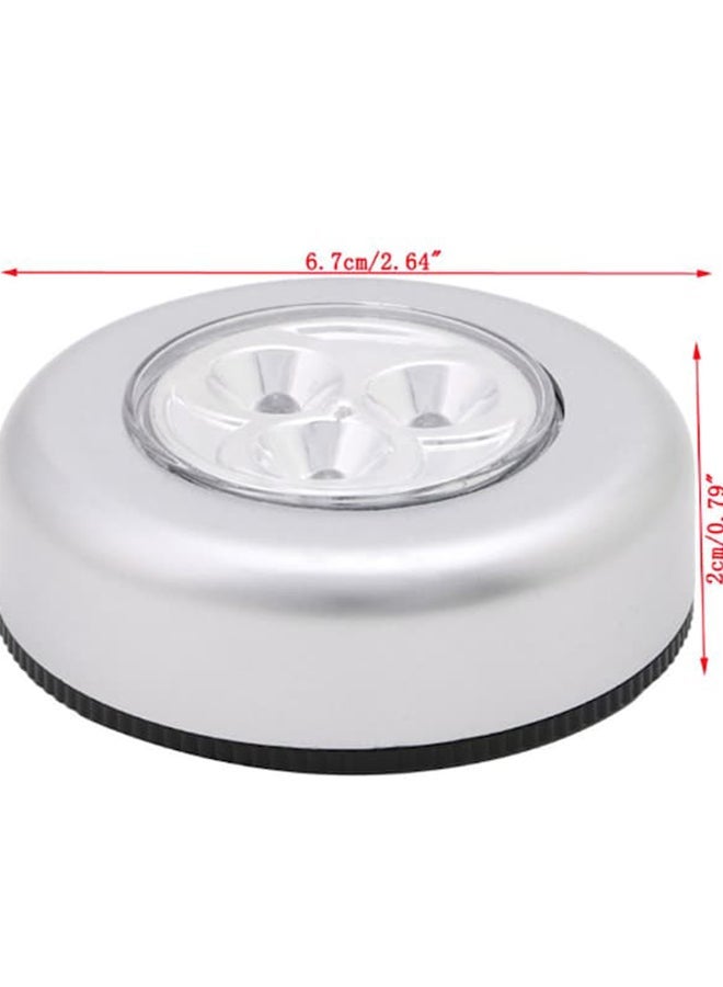 NIBEMINENT LED Portable Touch Light Silver 6.6 x 6.6cm - Image 2