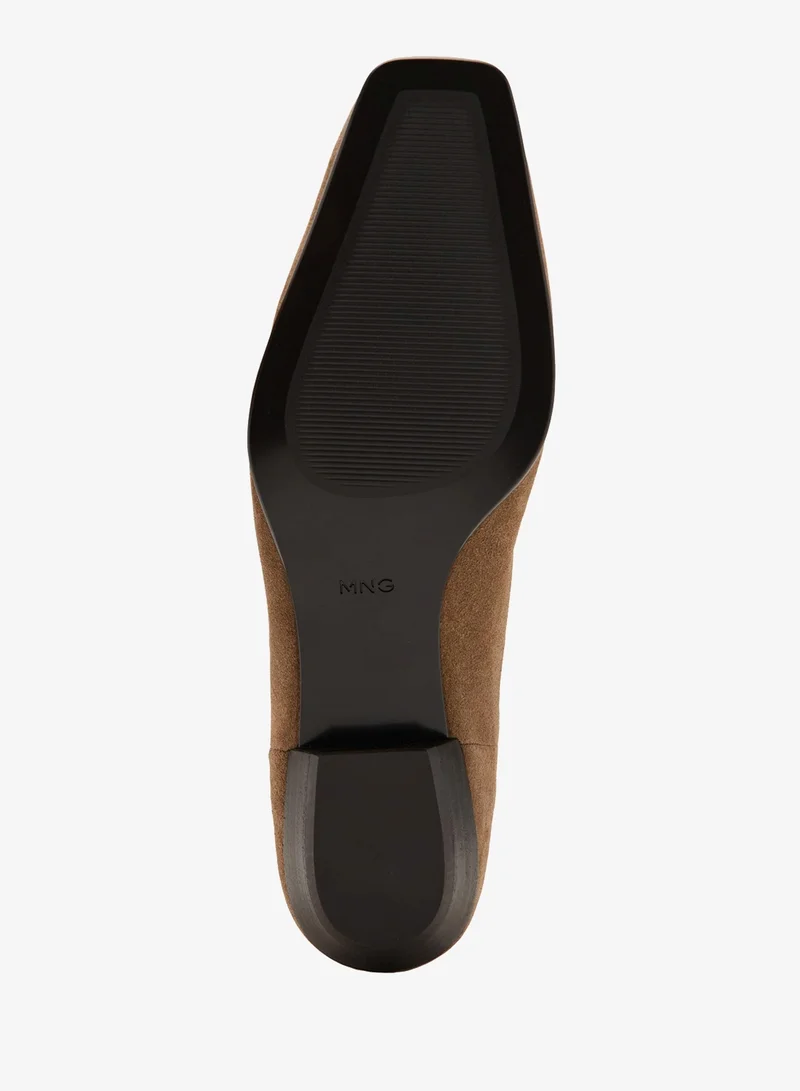 MANGO  High-leg suede boots for Women | Best Price UAE