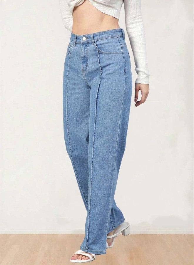 KOTTY Womens High Rise Cotton Lycra Solid Jeans - Image 5