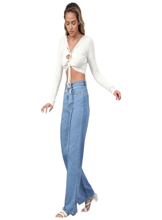 KOTTY Womens High Rise Cotton Lycra Solid Jeans - Image 1