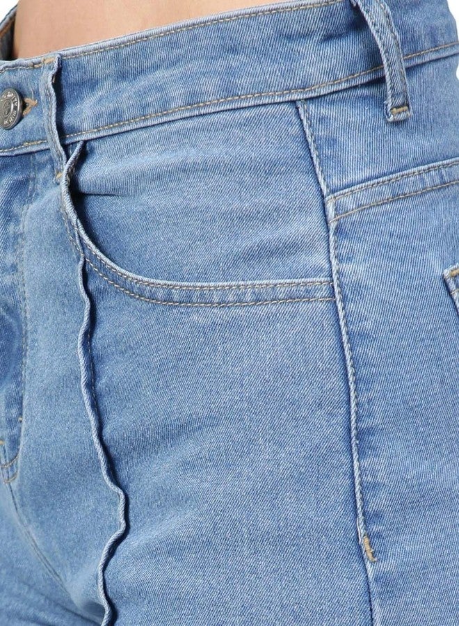 KOTTY Womens High Rise Cotton Lycra Solid Jeans - Image 4