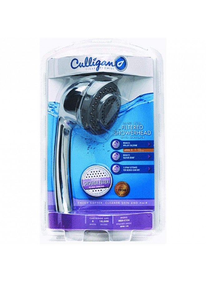 Culligan HSH-C135 Hand-Held Filtered Massage Showerhead, 10,000 Gallon, Chrome - Image 2