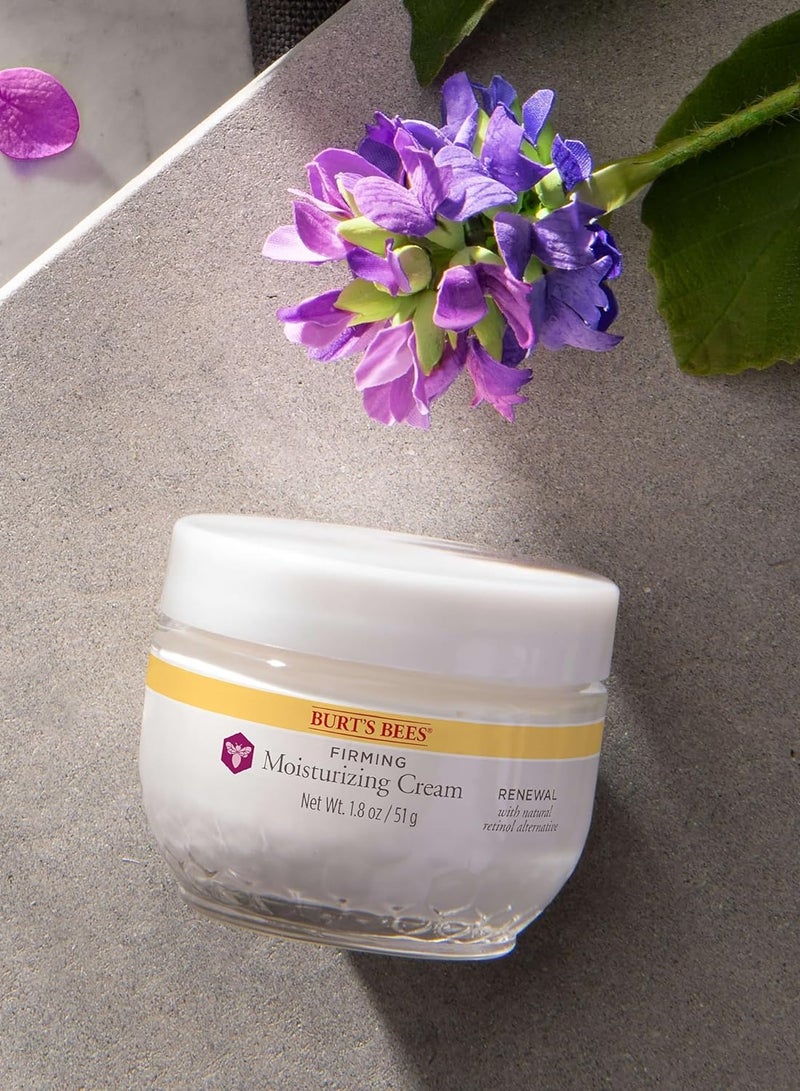 Burt's Bees Skin Care Stocking Stuffers, Face Moisturizer, Firming Face Cream, Anti-Aging Retinol Alternative, Moisturizing Natural Origin Skin Care Christmas Gifts, 1.8 Ounce - Image 5