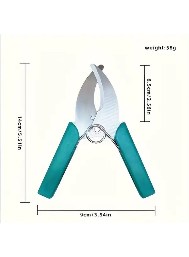 Green Stainless Steel Grafting Tool with Bark Cutter for Fruit Tree Vineyard Planting - Image 4