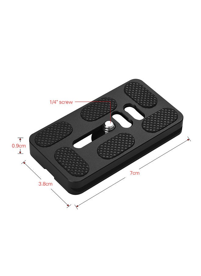 ANDOER - Andoer PU-70 70mm Quick Release QR Plate Fit Arca Swiss for Tripod Head - Image 1