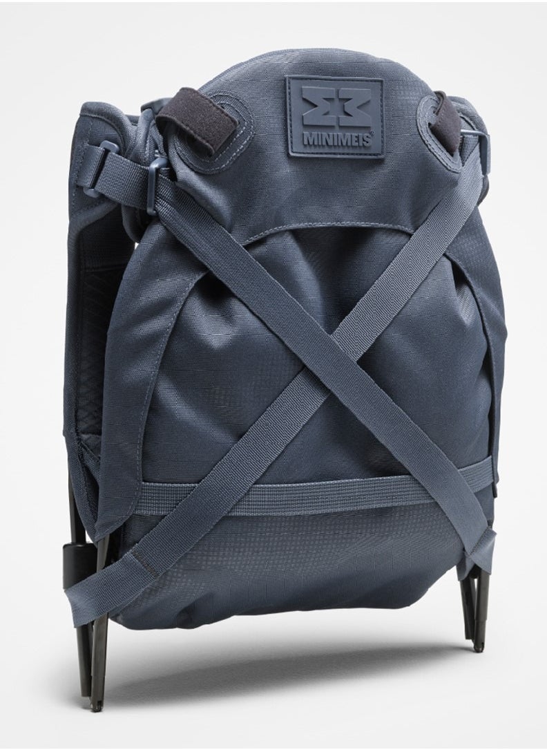 Minimeis - Minimeis Children Shoulder Carrier, 1.6 Kg | For Babies, Kids & Toddlers above 6 Months | Max Child Weight 18 Kg | Foldable | Portable | | Easy To Use | Padded Seat | Safe | Dark Blue - Image 1