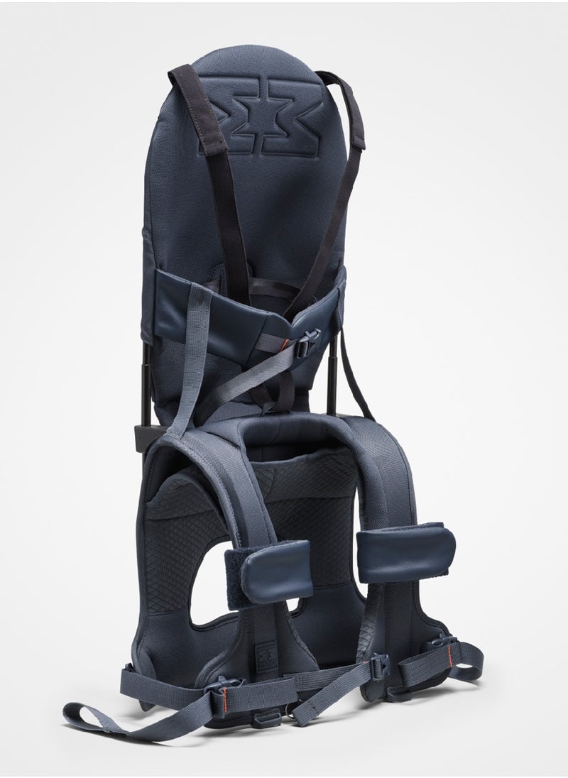 Minimeis - Minimeis Children Shoulder Carrier, 1.6 Kg | For Babies, Kids & Toddlers above 6 Months | Max Child Weight 18 Kg | Foldable | Portable | | Easy To Use | Padded Seat | Safe | Dark Blue - Image 1