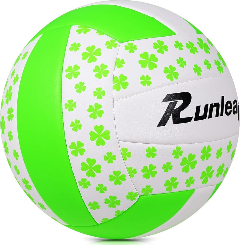 Runleaps Beach Volleyball Official Size 5 Soft Waterproof Volleyball Sand Sports PU Ball for Indoor, Outdoor, Pool, Gym, Training - Image 2