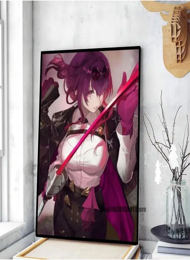 Generic - (Assembly frame) Honkai Star Rail Kafka Poster, Print on Paper, Room Entrance, Bar, Cafe, Art  Decor, Home - Image 1
