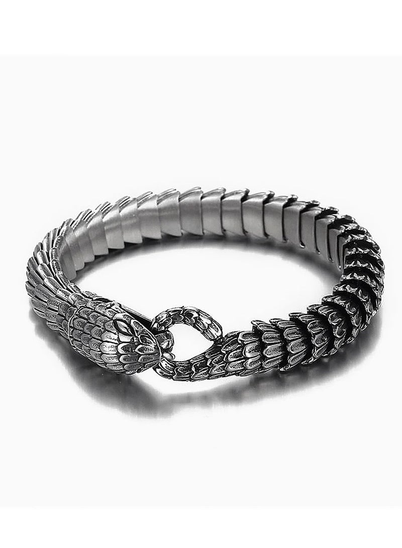 IronBrut Men's bracelet Serpentia, IronBrut, stainless steel, gift set, men's gift - Image 1