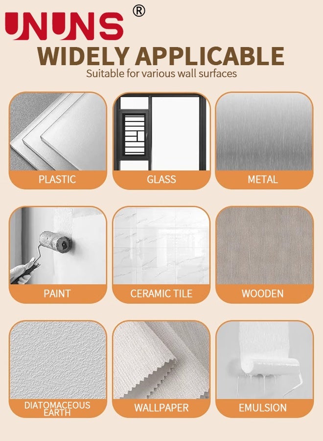 UNUNS Felt Board,Bulletin Board, 60*80CM Decorative Felt Pin Board,Cork Board,Foldable Photo Board with Home Pattern Design,Self-Adhesive Vision Board Mood Board,Felt Bulletin Board for Living Room Office Wall Decor,Yellow - Image 5