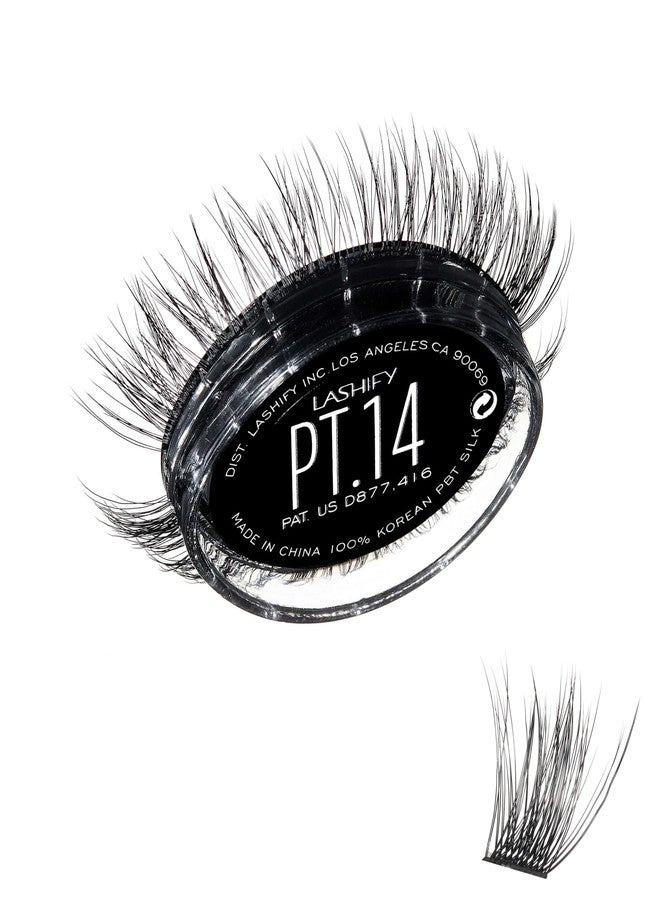 Lashify Plushy Tame 14mm Gossamer Lashes in Black, Easy DIY False Lashes for a Voluminous Yet Still Natural Look - Image 1