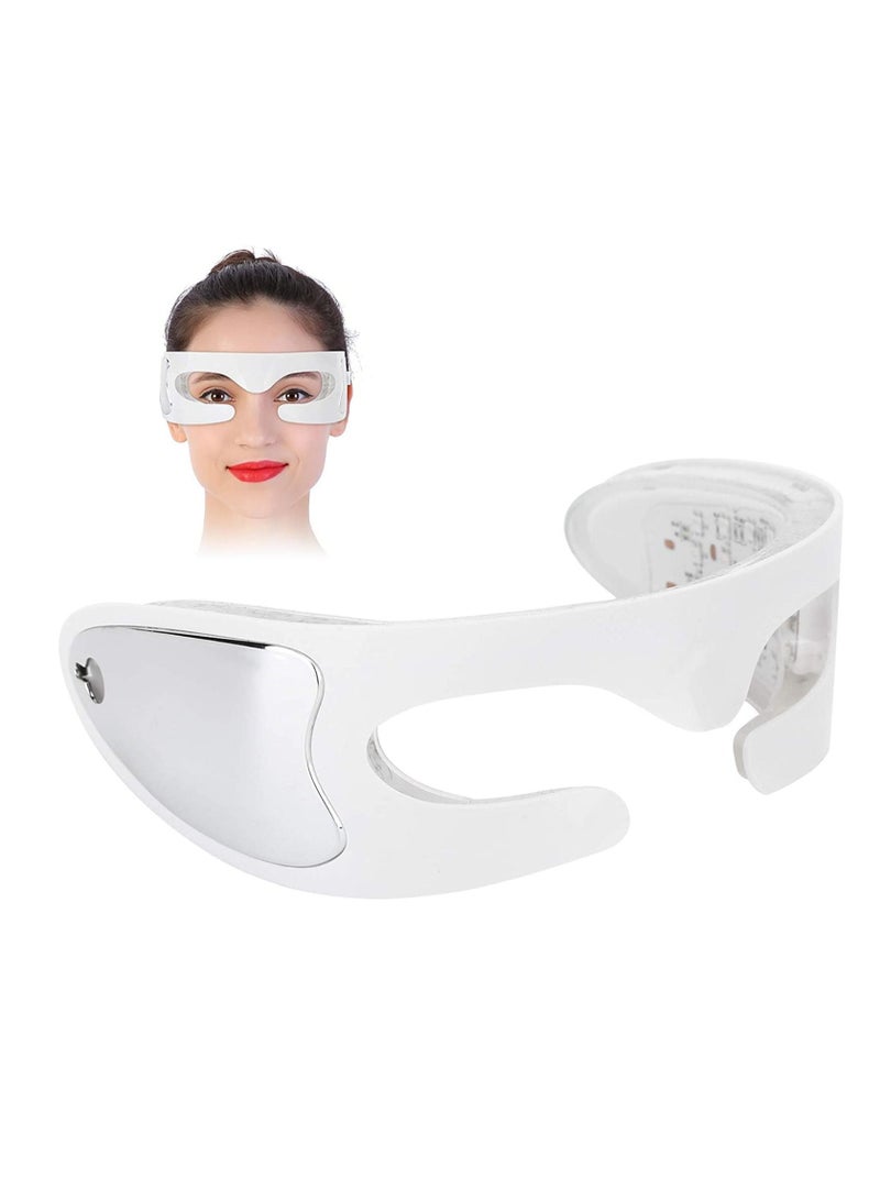 SYOSI Electric Eye Massager Red Light Heating Therapy Anti-Wrinkle Massager Relieving Fatigue Eye Care Massager - Image 1