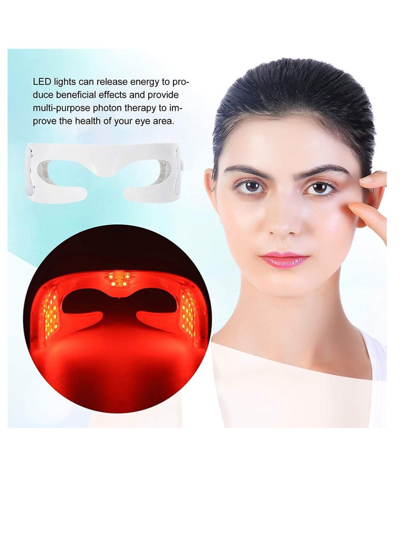 SYOSI Electric Eye Massager Red Light Heating Therapy Anti-Wrinkle Massager Relieving Fatigue Eye Care Massager - Image 2