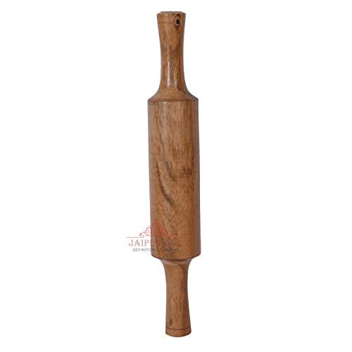 Jaipur Ace Indian Marble Roti Maker/White Rolling Pin Board 10 Inch Diameter (Stone) (Green Roti Maker with Belan) - Image 5