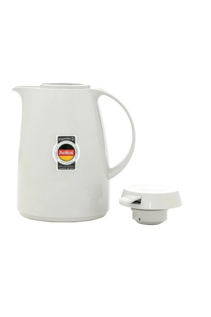 Helios Thermos, 0.3 L, thermal glass inner lining, plastic outer body - light grey - Image 2