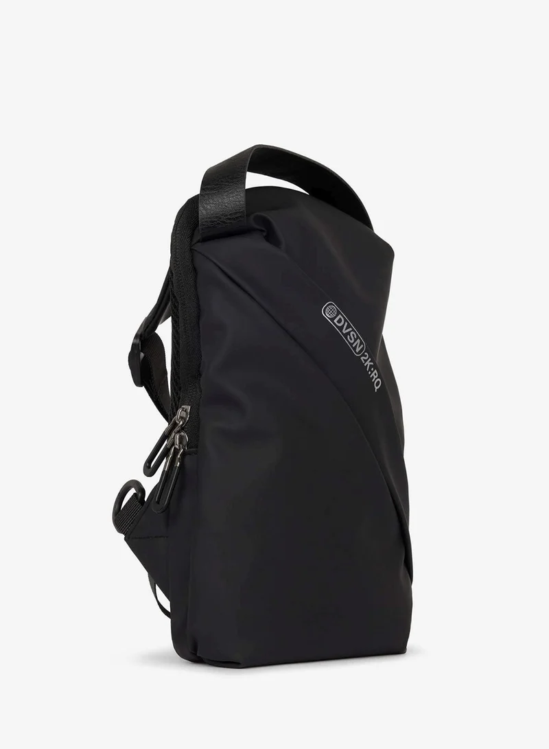 ديفاكتو Man Faux Leather Crossbody Bag