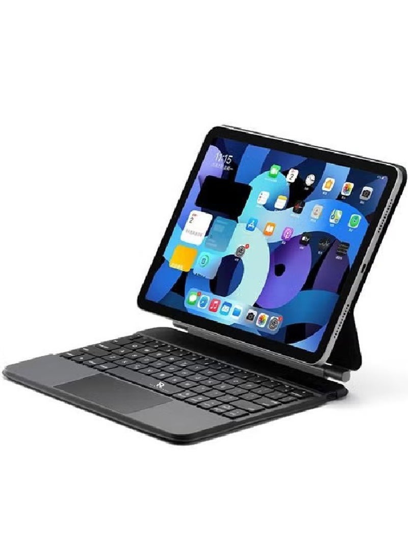 Arabic Magic Keyboard for Apple iPad 10th Gen 10.9 inch 2022 with Magnetic Back Cover Smart Trackpad Backlit Keyboard Case for iPad 10th Generation Accessories
