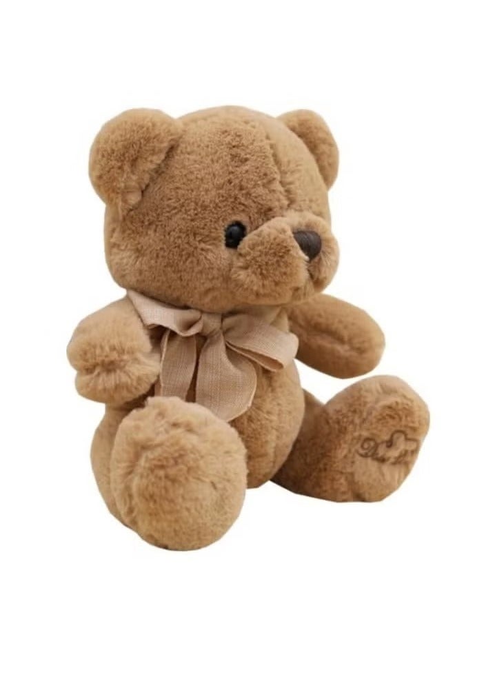 22Cm Bear Plush Toy Toy Cute Stuffed Animals Ideal Gift For Kids Brown - Image 3