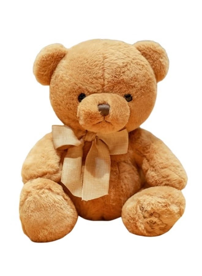 22Cm Bear Plush Toy Toy Cute Stuffed Animals Ideal Gift For Kids Brown - Image 1