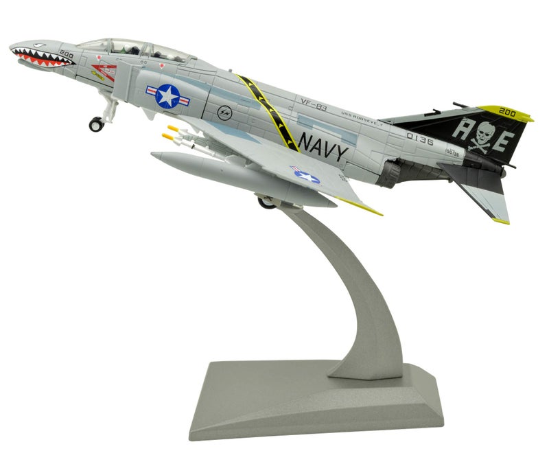 TANG DYNASTYTM 1100 F4C Phantom Fighter Attack Metal Fighter ModelUS Navy Military Airplane ModelDiecast Planefor Collecting and Gift - Image 2