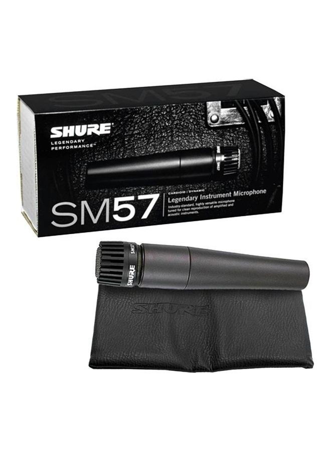 شور ميكروفون صوتي طراز SM57-LCE-X 2724464824986 أسود - Image 2