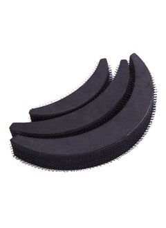 Generic 3-Piece Hair Bump Pad Set Black 