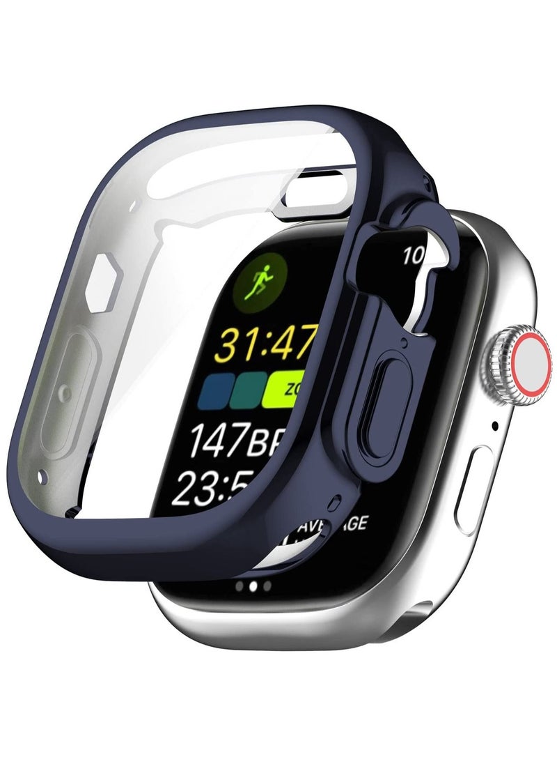 Generic - Apple Watch Ultra 49mm Silicon Cover - Navy Blue - Image 1